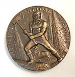 American Folklore, Bruno Mankowski (American (born Germany), Belin 1902–1990 DeBary, Florida), Bronze