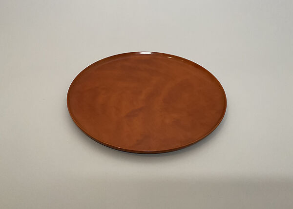 Tray, James Prestini (American, Waterford, Connecticut 1908–1993 Berkeley, California), Curly cherry air dried 50 years 