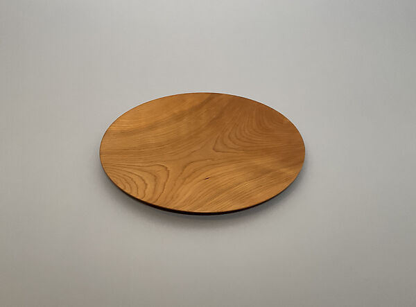 Platter, James Prestini (American, Waterford, Connecticut 1908–1993 Berkeley, California), Curly birch 