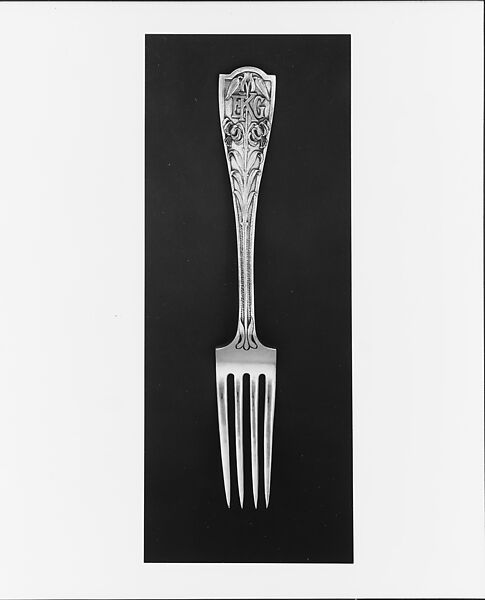 Fork, Designed by George Washington Maher (1864–1926), Silver, silver gilt, American 