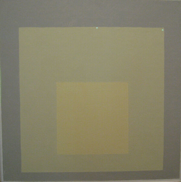 Homage to the Square: Enfolding, Josef Albers  American, born Germany, Oil on Masonite