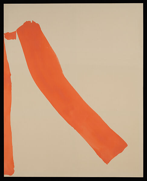 Stride, Helen Frankenthaler  American, Acrylic on canvas