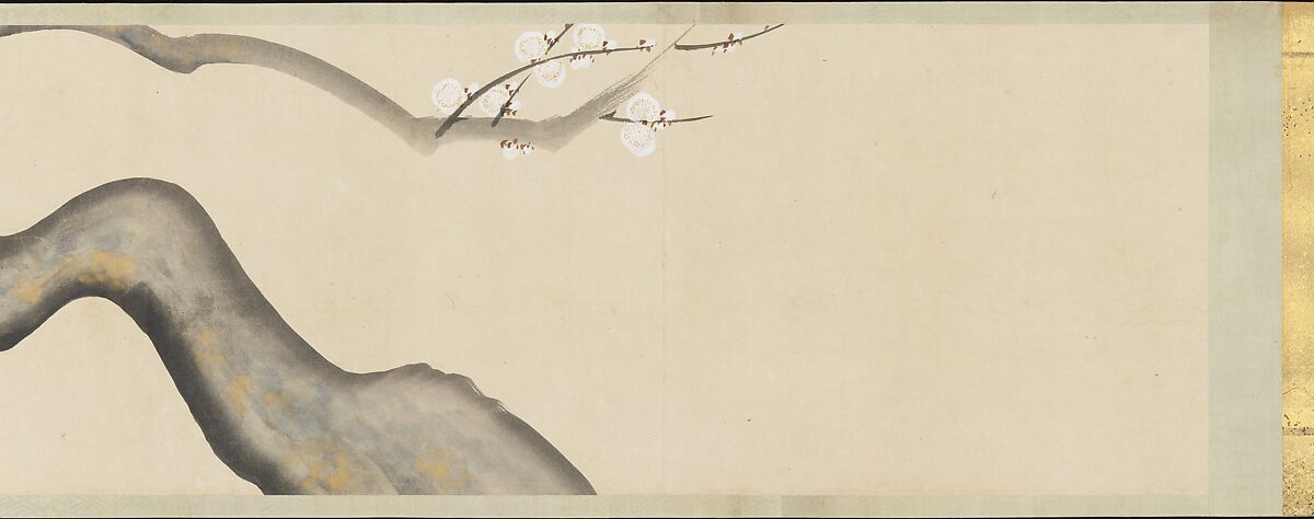 Flowers of the Four Seasons, After Sakai Hōitsu (Japanese, 1761–1828), Handscroll; ink and color on paper, Japan