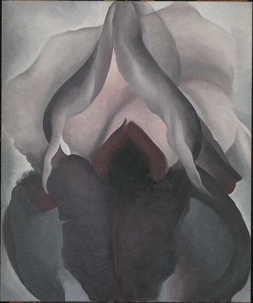 Black Iris, Georgia O'Keeffe  American, Oil on canvas