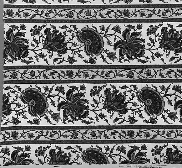 "Sadko" Textile, Screen-printed linen and cotton 