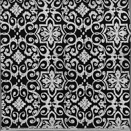 "Adagio" Textile, Screen-printed linen and cotton 