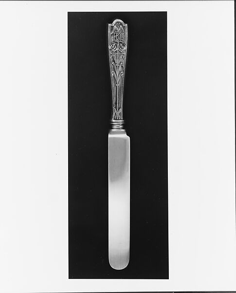 Knife, Designed by George Washington Maher (1864–1926), Silver, American 