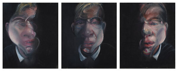Three Studies for Self-Portrait, Francis Bacon (British (born Ireland), Dublin 1909–1992 Madrid), Oil on canvas 