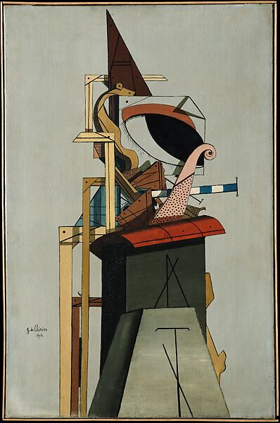 The Jewish Angel, Giorgio de Chirico (Italian (born Greece), Vólos 1888–1978 Rome), Oil on canvas 