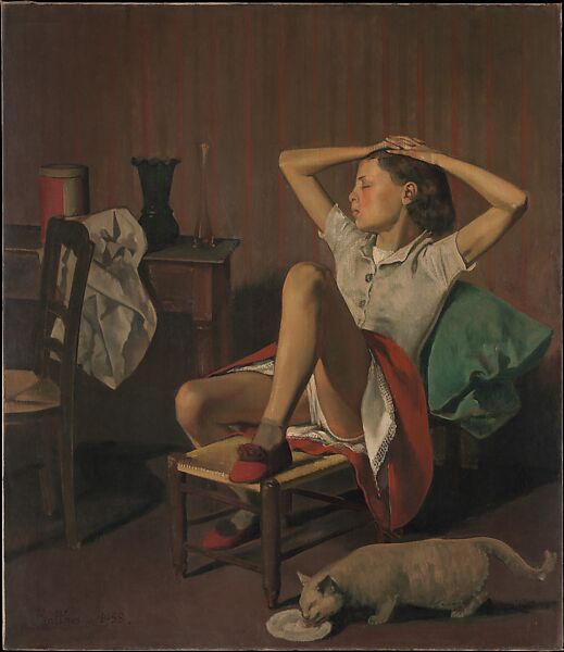 Thérèse Dreaming, Balthus (Balthasar Klossowski)  French, Oil on canvas