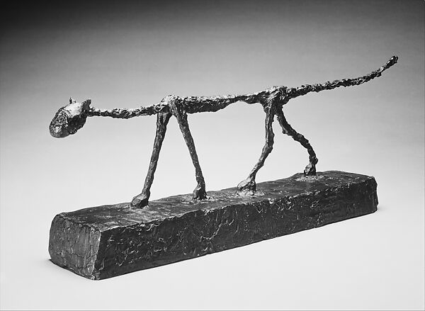 The Cat, Alberto Giacometti (Swiss, Borgonovo 1901–1966 Chur), Bronze 