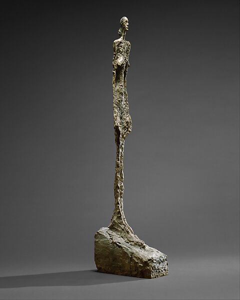 Woman of Venice II, Alberto Giacometti (Swiss, Borgonovo 1901–1966 Chur), Painted bronze 