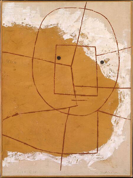 One Who Understands, Paul Klee (German (born Switzerland), Münchenbuchsee 1879–1940 Muralto-Locarno), Oil and gypsum on canvas 