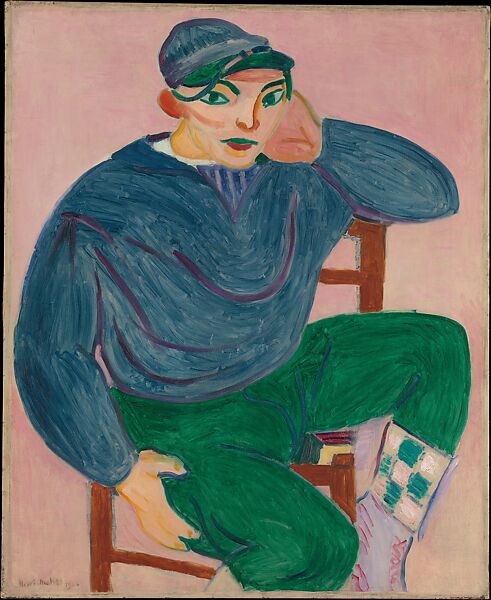 Young Sailor II, Henri Matisse (French, Le Cateau-Cambrésis 1869–1954 Nice), Oil on canvas 