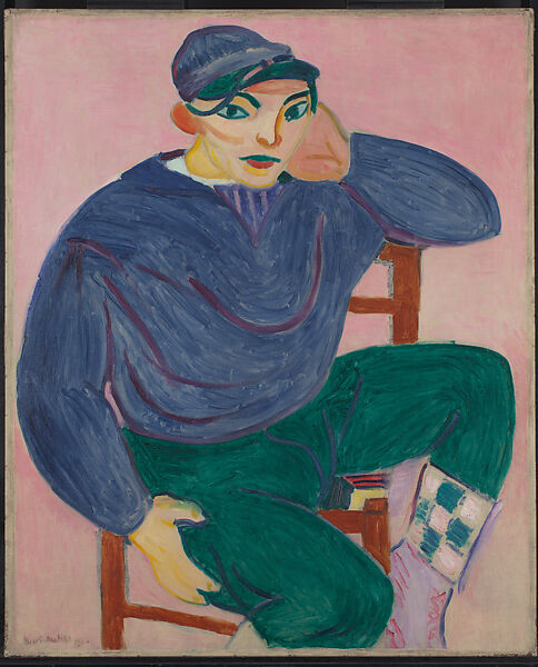 Young Sailor II, Henri Matisse (French, Le Cateau-Cambrésis 1869–1954 Nice), Oil on canvas 