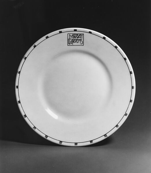 Plate, Designed by Frank Lloyd Wright (American, Richland Center, Wisconsin 1867–1959 Phoenix, Arizona), Earthenware, American 