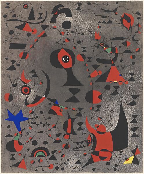 Miro Woman, Bird and Star Folding Tote - Philadelphia Museum Of Art