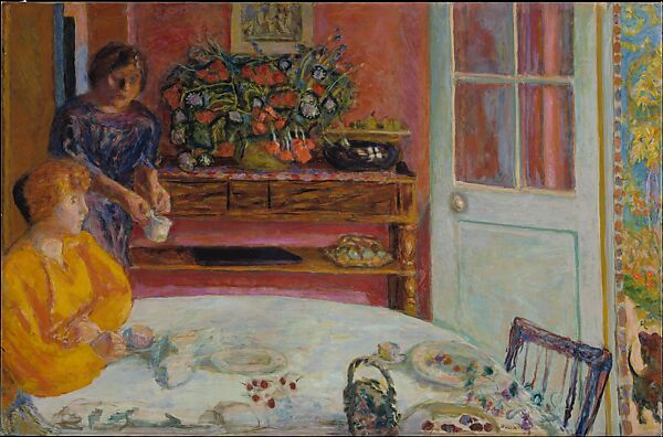 The Dining Room, Vernonnet, Pierre Bonnard (French, Fontenay-aux-Roses 1867–1947 Le Cannet), Oil on canvas 