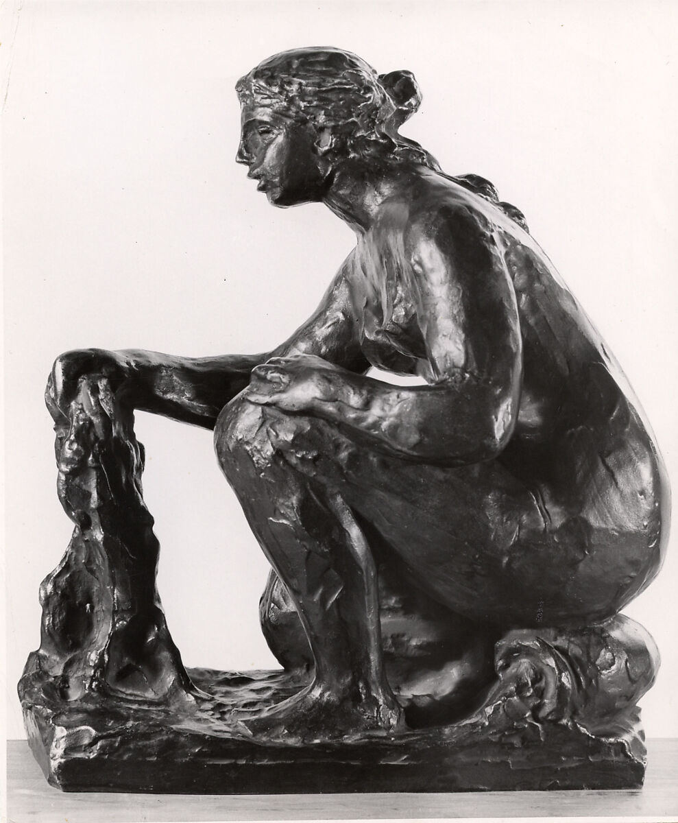 Washerwoman, Auguste Renoir (French, Limoges 1841–1919 Cagnes-sur-Mer), Bronze 