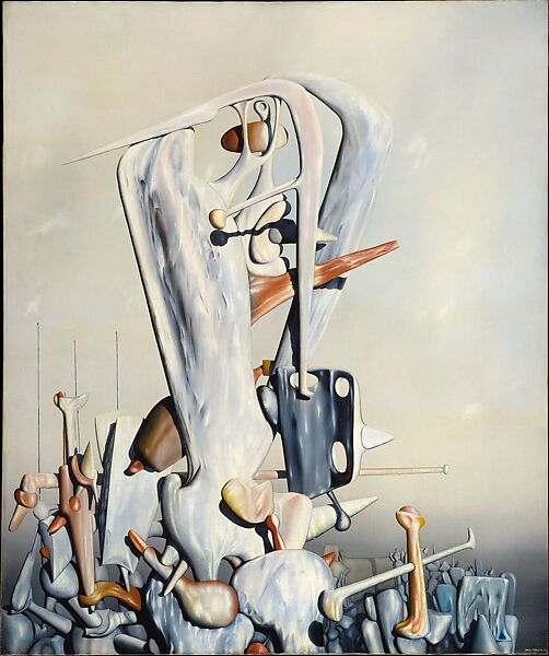 My Life, White and Black, Yves Tanguy (American (born France), Paris 1900–1955 Woodbury, Connecticut), Oil on canvas 