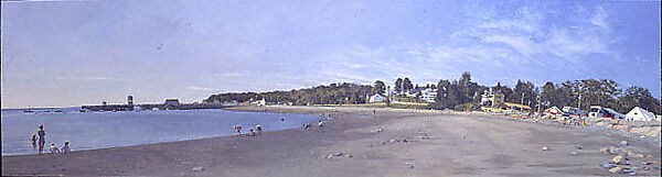Lincolnville Beach, Rackstraw Downes (American (born England) 1939), Oil on canvas 