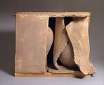 "Minoan", Anthony Caro (British, New Malden, Surrey 1924–2013 London), a: Stoneware
b: Maple veneered plywood 