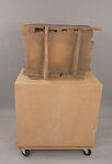 "Minoan", Anthony Caro (British, New Malden, Surrey 1924–2013 London), a: Stoneware
b: Maple veneered plywood