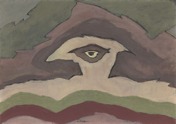 Storm Clouds, Arthur Dove  American, Wax emulsion on canvas in artist-made frame