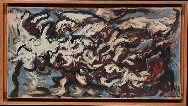 Landscape, Robert Goodnough (American, Cortland, New York 1917–2010 White Plains, New York), Oil on canvas 