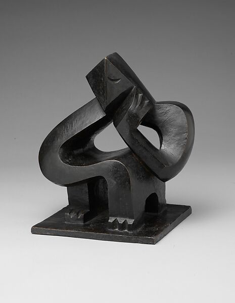 Seated Man (Meditation), Jacques Lipchitz (American (born Lithuania), Druskininkai 1891–1973 Capri), Bronze 