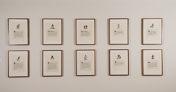 Runaways, Glenn Ligon (American, born New York, New York, 1960), Portfolio of ten lithographs 