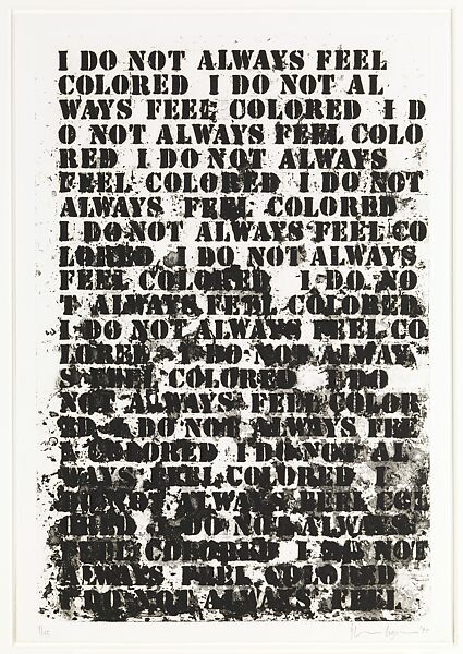 Untitled: Four Etchings, Glenn Ligon (American, born New York, New York, 1960), Four intaglio prints 