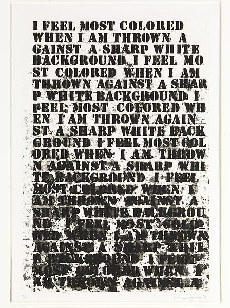 Untitled: Four Etchings, Glenn Ligon (American, born New York, New York, 1960), Four intaglio prints