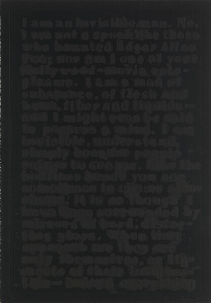 Untitled: Four Etchings, Glenn Ligon (American, born New York, New York, 1960), Four intaglio prints