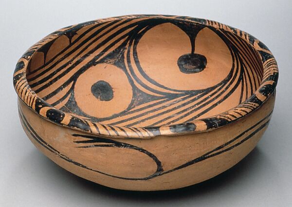 Bowl, Earthenware with pigment, China 