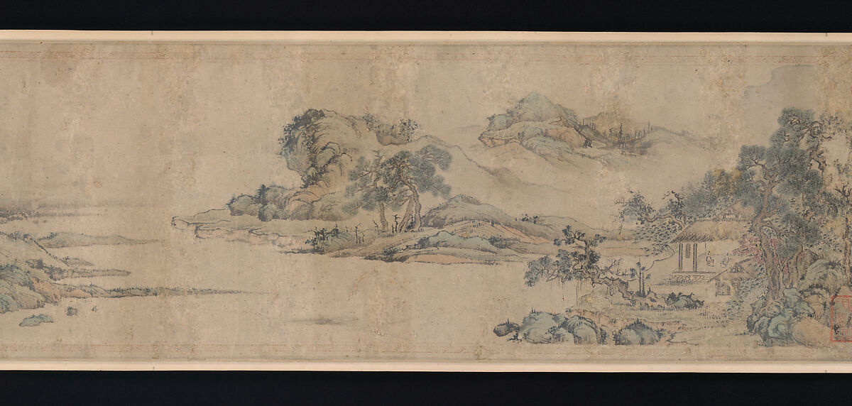 Hall of Harmony and Joy, Unidentified artist, Handscroll; ink and color on paper, China