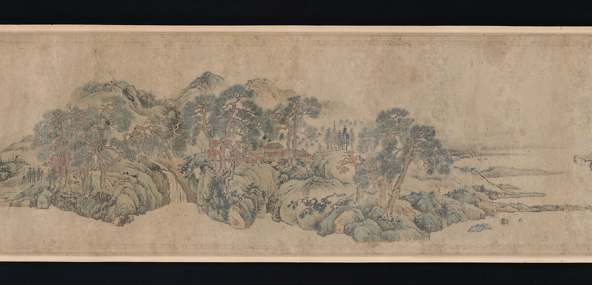 Hall of Harmony and Joy, Unidentified artist, Handscroll; ink and color on paper, China