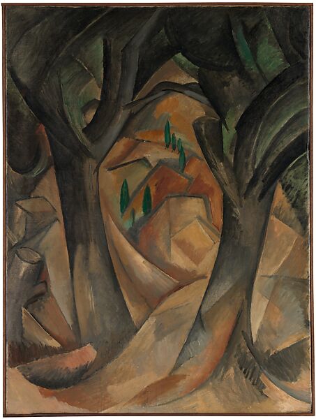 Trees at L'Estaque, Georges Braque  French, Oil on canvas