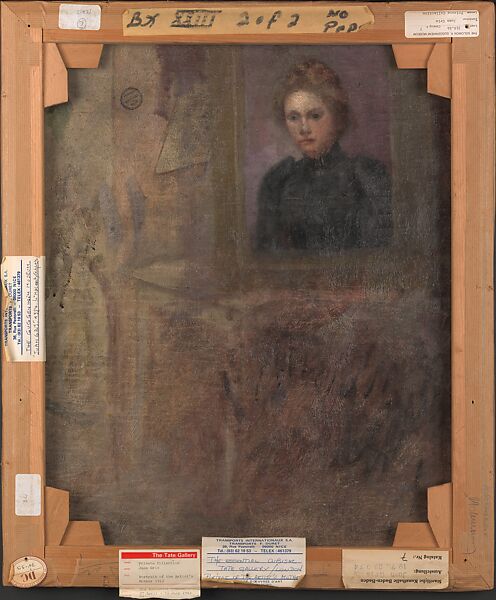 Head of a Woman (Portrait of the Artist's Mother), Juan Gris (Spanish, Madrid 1887–1927 Boulogne-sur-Seine), Oil on canvas