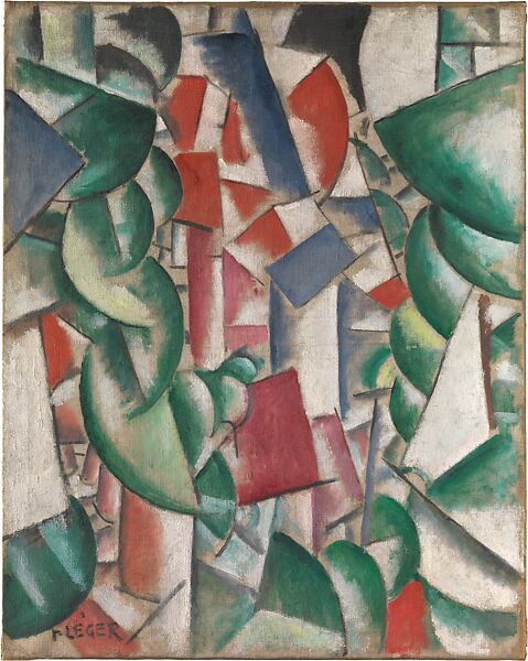 Houses under the Trees, Fernand Léger (French, Argentan 1881–1955 Gif-sur-Yvette), Oil on canvas 