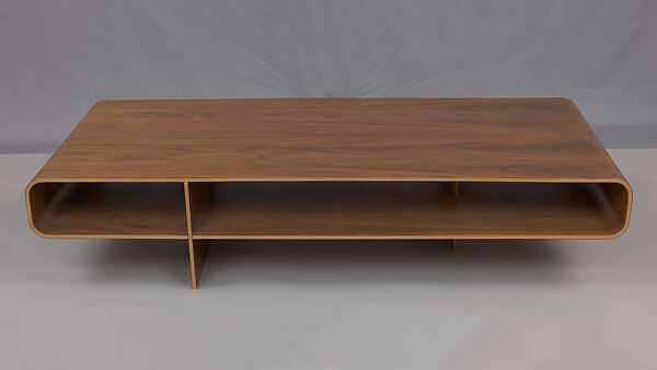 "Loop" Table, Edward Barber (British, born Shrewsbury, West Midlands, 1969), Laminated birch and walnut