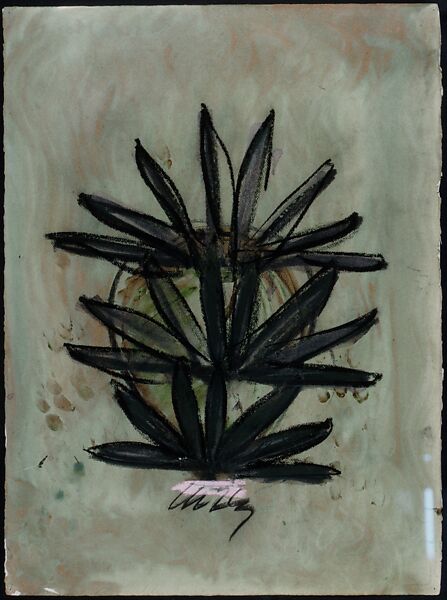 Venetian Drawing, Dale Chihuly (American, born Tacoma, Washington 1941), Pastel and metallic paint on paper 