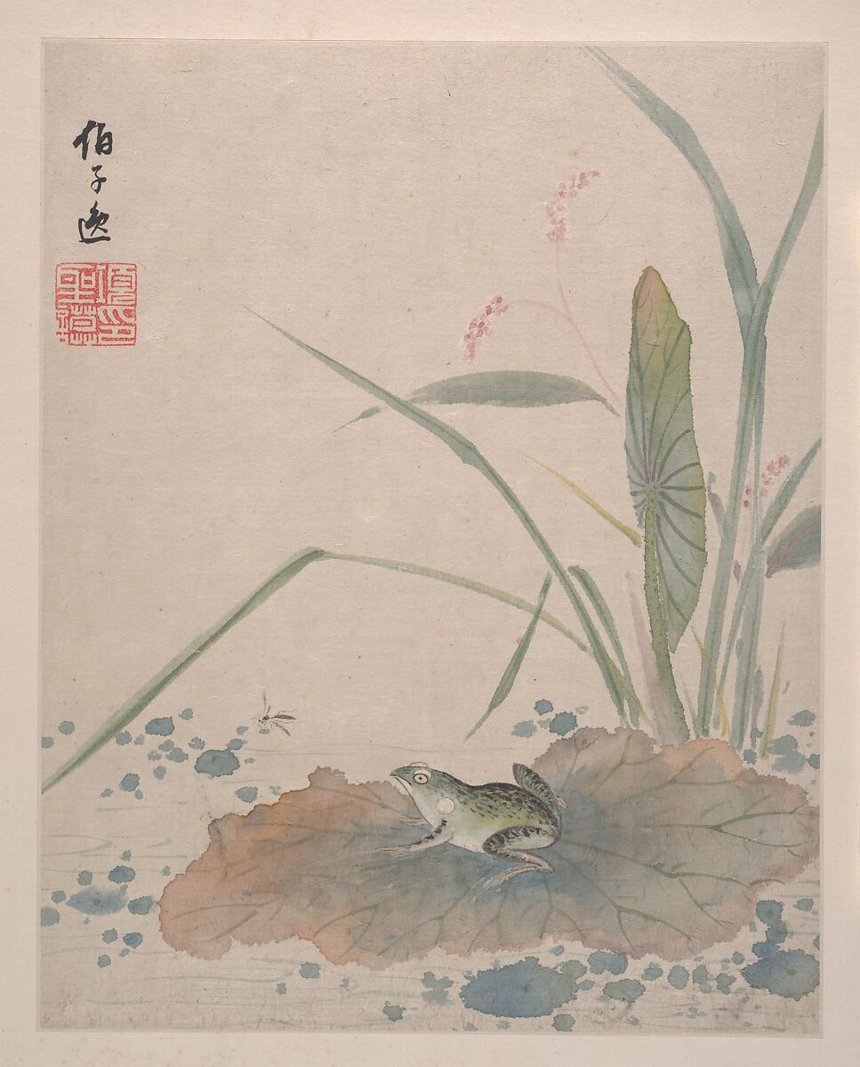 Landscapes, Flowers and Birds, Xiang Shengmo (Chinese, 1597–1658), Album of eight paintings; ink and color on paper, China