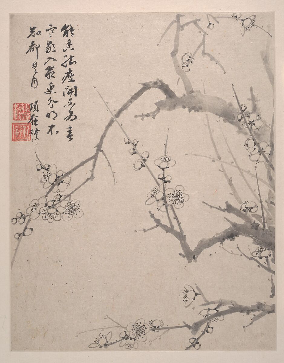 Landscapes, Flowers and Birds, Xiang Shengmo (Chinese, 1597–1658), Album of eight paintings; ink and color on paper, China