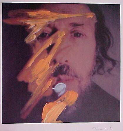 Self-portrait with Yellow, Richard Hamilton (British, London 1922–2011 Oxfordshire), Pigment transfer print 