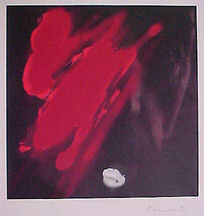 Self-Portrait with Red, Richard Hamilton (British, London 1922–2011 Oxfordshire), Pigment transfer print 