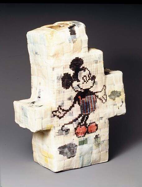 Happy Days, Ed Rossbach (American, Chicago 1914–2002 Berkeley, California), Wood, paper, watercolor, ink 