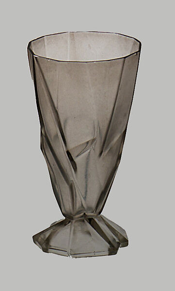 "Ruba Rombic" Goblet, Reuben Haley (American, Pittsburgh, Pennsylvania 1872–1933 Beaver, Pennsylvania), Glass 