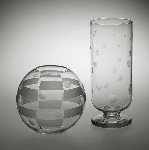 Vase, Walter Dorwin Teague (American, Decatur, Indiana 1883–1960 Flemington, New Jersey), Glass