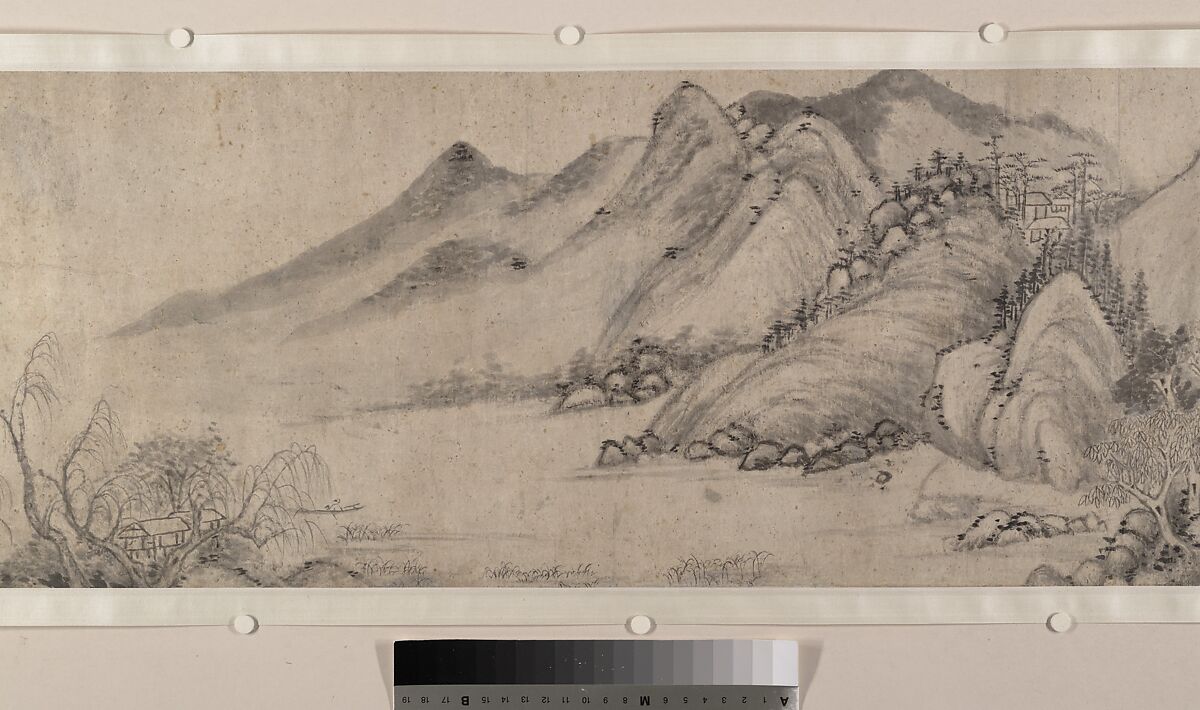 Streams and Mountains in Autumn Mist, Bian Wenyu (Chinese, active ca. 1620–70), Handscroll; ink on paper, China